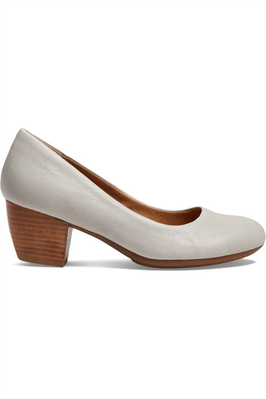 NEW COMFORTIVA women's amora pump in tapioca grey